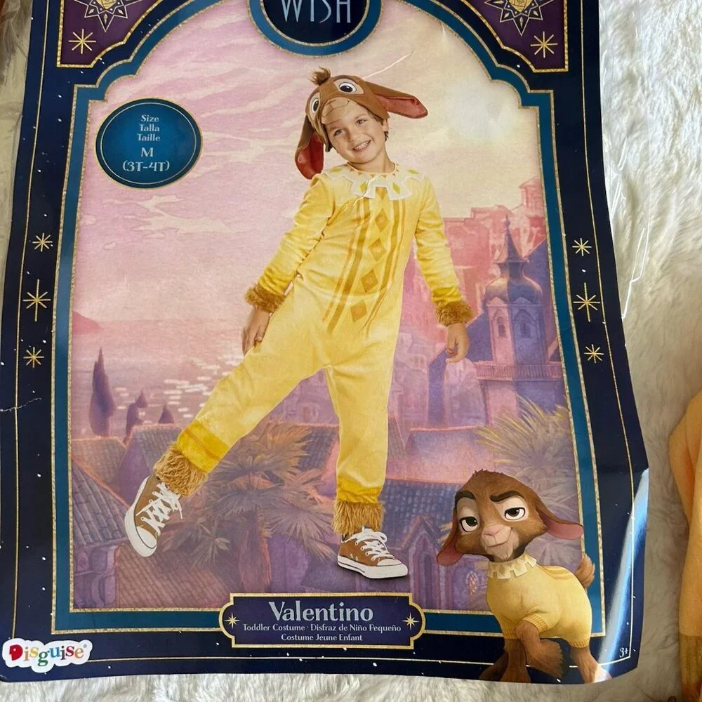 Toddler Kids Classic‎ Disney Wish Valentino Costume 3T-4T